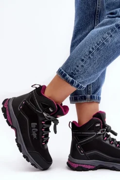 Damskie Buty Trekkingowe Trapery Lee Cooper LCJ-23-01-2020L Czarne