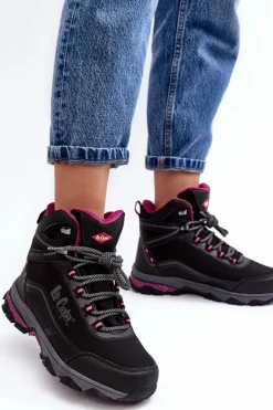 Damskie Buty Trekkingowe Trapery Lee Cooper LCJ-23-01-2020L Czarne
