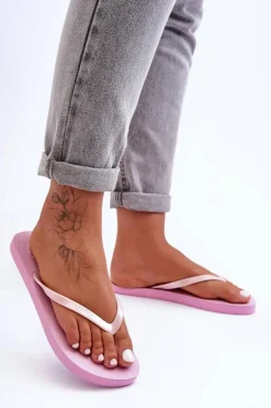 Damskie Japonki Klapki 4F 4FSS23FFLIF064-56S Różowe