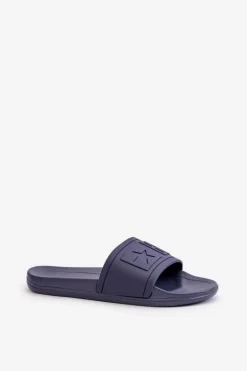 Damskie Klapki Big Star DD274A269 Granatowe