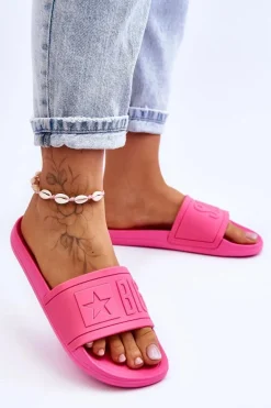 Damskie Klapki Big Star HH274A039 Fuksja