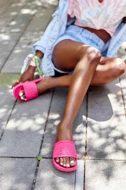 Damskie Klapki Big Star HH274A039 Fuksja