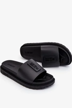 Damskie Klapki Big Star LL274429 Czarne