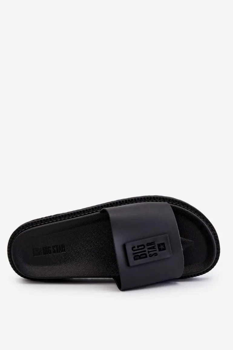Damskie Klapki Big Star LL274429 Czarne