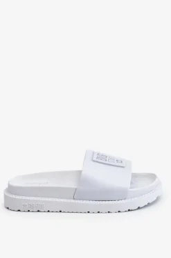 Damskie Klapki Big Star LL274428 Białe