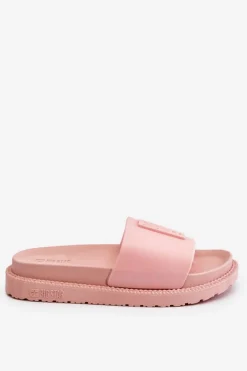 Damskie Klapki Big Star LL274425 Jasnoróżowe