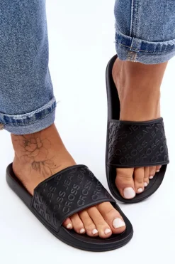 Damskie Klapki Cross Jeans FF2R4153C Czarne