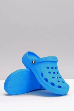 Damskie Klapki EVA Błękitne Piankowe Kroksy