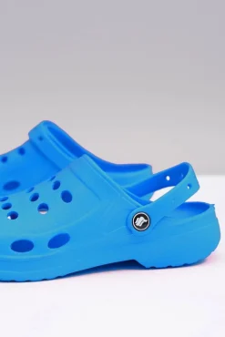 Damskie Klapki EVA Błękitne Piankowe Kroksy