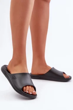 Damskie Klapki 4F 4FMM00FFLIF093A-20S Czarne