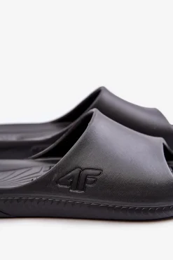Damskie Klapki 4F 4FMM00FFLIF093A-20S Czarne