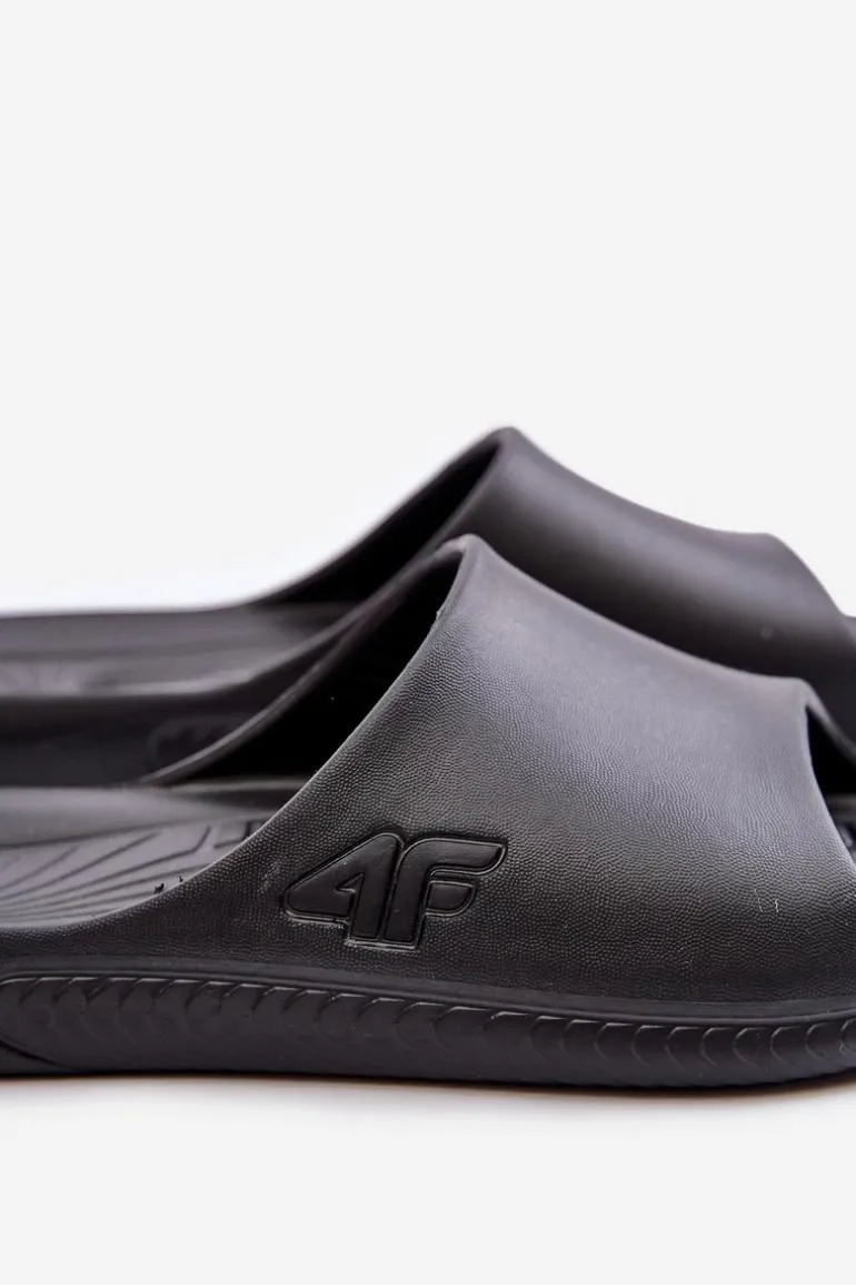 Damskie Klapki 4F 4FMM00FFLIF093A-20S Czarne