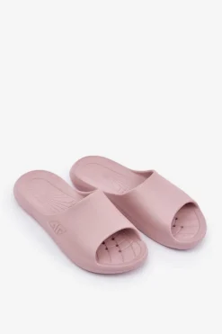 Damskie Klapki 4F 4FMM00FFLIF093A-56S Jasnoróżowe