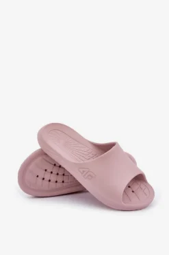 Damskie Klapki 4F 4FMM00FFLIF093A-56S Jasnoróżowe
