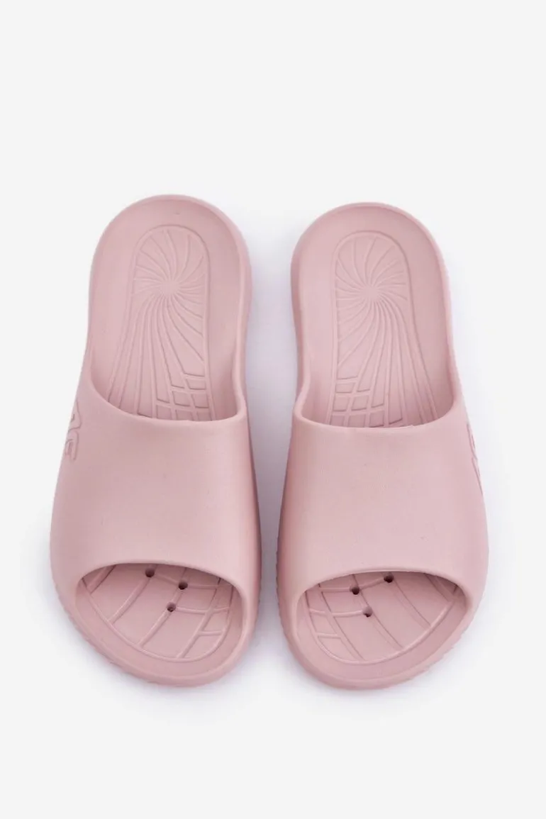 Damskie Klapki 4F 4FMM00FFLIF093A-56S Jasnoróżowe