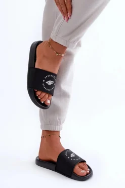 Damskie Klapki 4FMM00FFLIF044A-20S Czarne