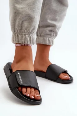Damskie Klapki 4FMM00FFLIF031A-20S Czarne