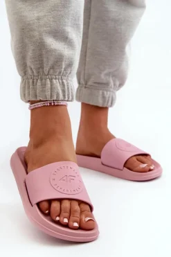 Damskie Klapki 4FMM00FFLIF045-56S Różowe