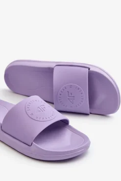 Damskie Klapki 4FMM00FFLIF045-52S Fioletowe