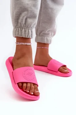 Damskie Klapki 4FMM00FFLIF045-53S Fuksja