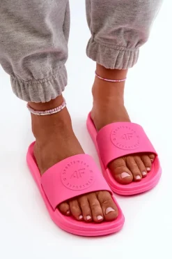 Damskie Klapki 4FMM00FFLIF045-53S Fuksja