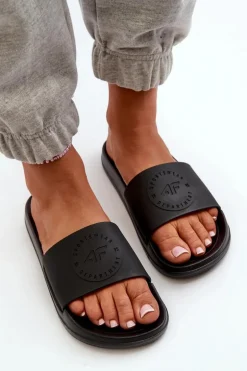 Damskie Klapki 4FMM00FFLIF045-20S Czarne