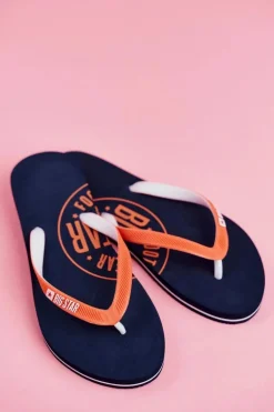 Damskie Klapki Japonki Big Star FF274A297 Granatowe