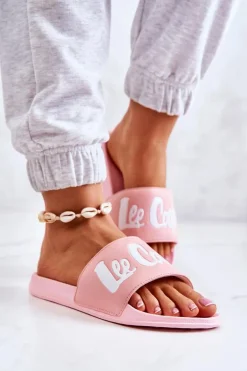 Damskie Klapki Lee Cooper LCW-22-42-0998 Różowe