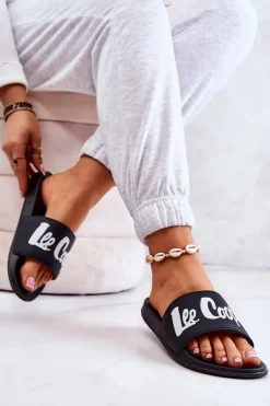 Damskie Klapki Lee Cooper LCW-22-42-1004 Czarne