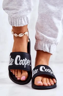 Damskie Klapki Lee Cooper LCW-22-42-1004 Czarne
