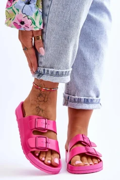 Damskie Klapki Na Platformie Fuksja Vertigo