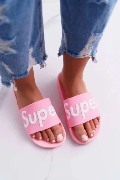 Damskie Klapki Różowe Super Losaria