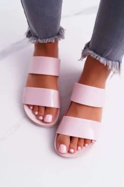 Damskie Klapki Różowe Viane