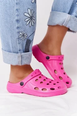 Damskie Klapki Sandały Na Basen Różowe Piankowe EVA