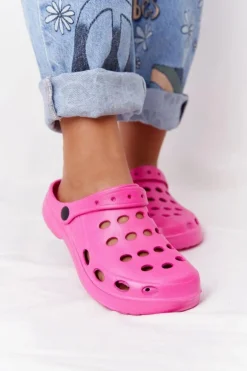 Damskie Klapki Sandały Na Basen Różowe Piankowe EVA