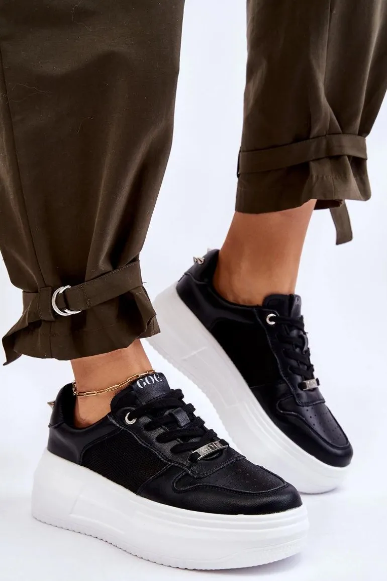 Damskie Klasyczne Buty Sportowe GOE LL2N4061 Czarne