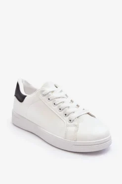 Damskie Klasyczne Buty Sportowe Biało-Czarne Corrine