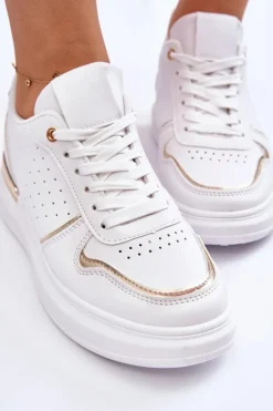 Damskie Klasyczne Buty Sportowe Białe Elijah