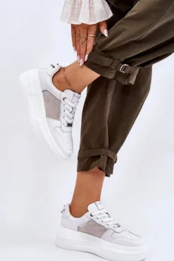 Damskie Klasyczne Buty Sportowe GOE LL2N4060 Białe