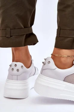 Damskie Klasyczne Buty Sportowe GOE LL2N4060 Białe