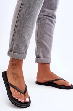 Damskie Klasyczne Japonki 4F 4FSS23FFLIF067-20S Czarne