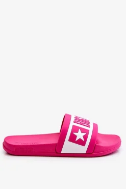 Damskie Klasyczne Klapki Big Star LL274741 Różowe