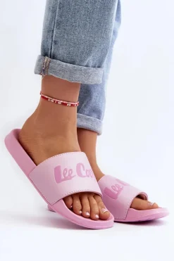 Damskie Klasyczne Klapki Lee Cooper LCW-24-42-2488L Różowe