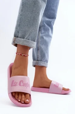 Damskie Klasyczne Klapki Lee Cooper LCW-24-42-2488L Różowe