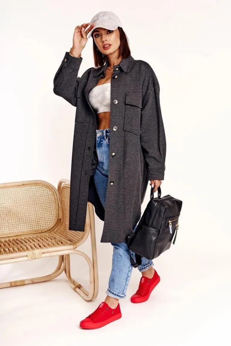 Damskie Klasyczne Niskie Trampki BIG STAR AA274007 Czerwone