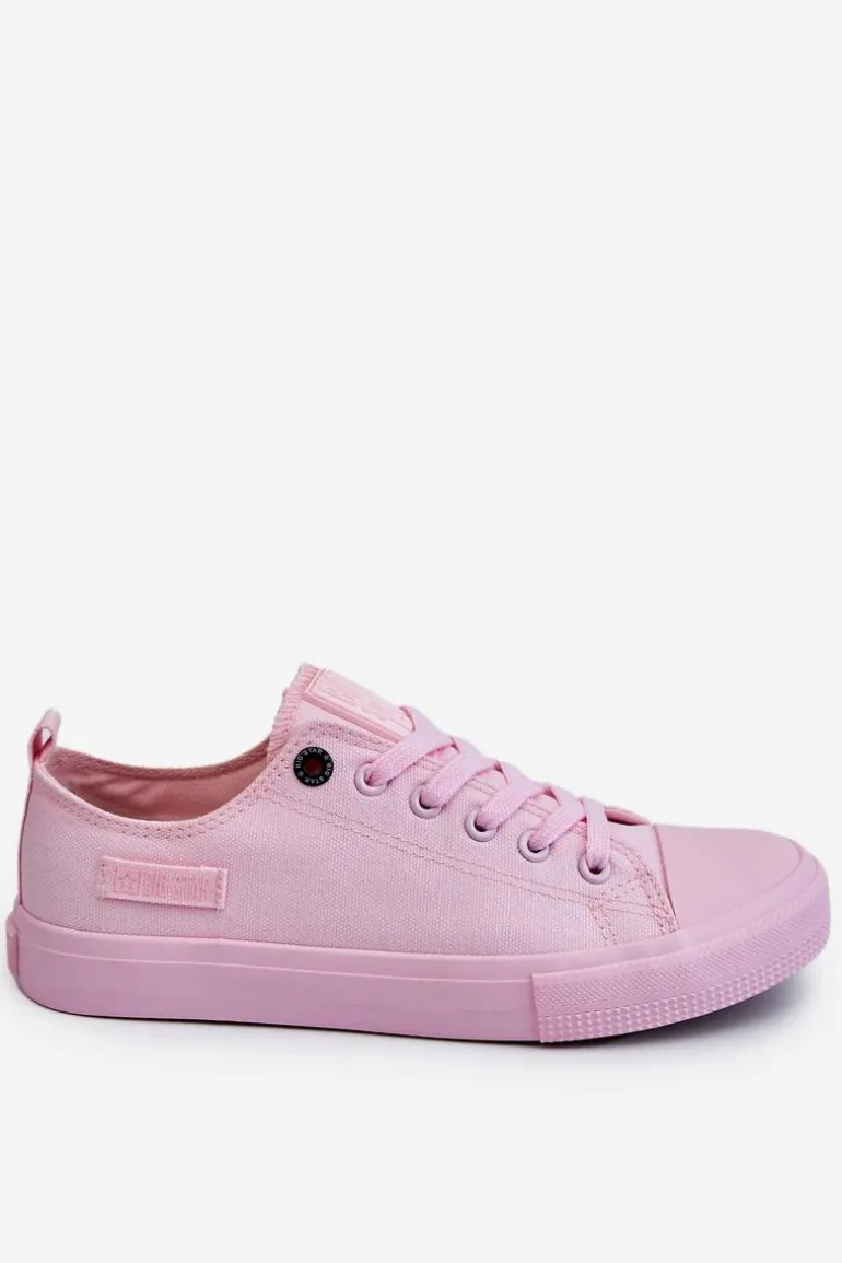 Damskie Klasyczne Niskie Trampki Big Star LL274022 Jasnoróżowe