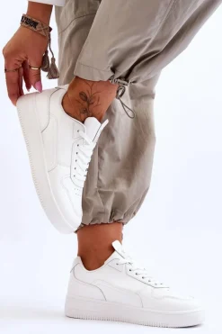 Damskie Klasyczne Sportowe Buty Białe Juliano