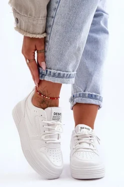 Damskie Klasyczne Sportowe Buty Białe Avra