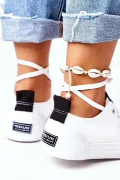 Damskie Klasyczne Trampki Białe My Promise