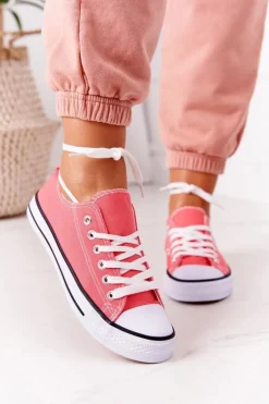 Damskie Klasyczne Trampki Koralowe Omerta